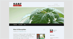 Desktop Screenshot of hanf-streckmittel.com