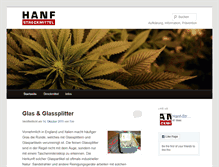Tablet Screenshot of hanf-streckmittel.com